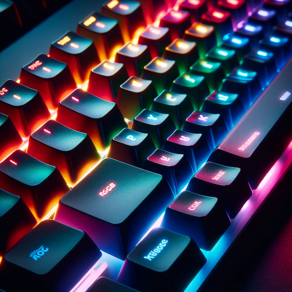 O que é iluminação RGB underglow em teclados mecânicos?