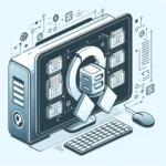 "Linux Mint logo with automated backup tool interface, showcasing new native feature for seamless data protection."